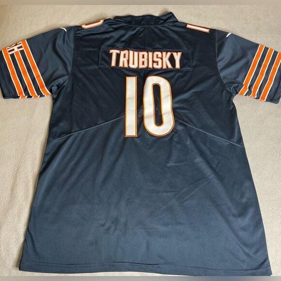 Mitchell Trubisky Nike NFL Jersey Men's Size Small - Picture 1 of 16